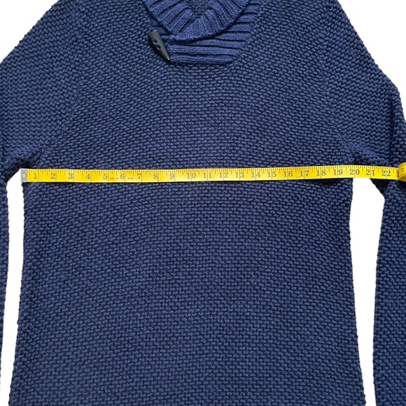 Merona Women’s Sweater Wool Blend Navy Blue Size L - Picture 6 of 10